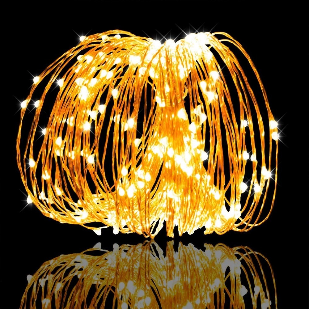Guirlande lumineuse fil de cuivre à piles – Maison Cocon