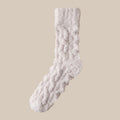 Chaussettes polaires doudou beige – Maison Cocon
